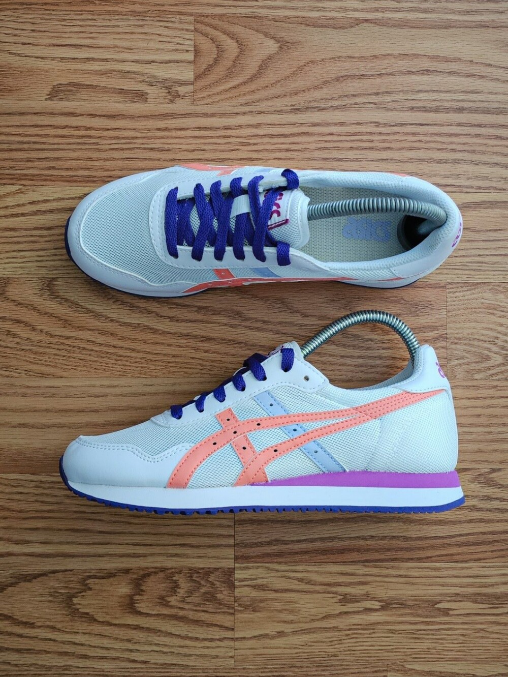 ASICS Women's Tiger Runner GS “White Guava” Sneaker Size 5.5